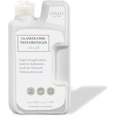 COLLO LUNETA Glaskeramik Reiniger 250 ml I Ceranfeldreiniger für Induktions- & Cerankochfeld I Wirksamer Reiniger gegen hartnäckige Verschmutzungen COLLO LUNETA Glaskeramik Reiniger 250 ml I Ceranfeldreiniger für Induktions- & Cerankochfeld I Wirksamer Reiniger gegen hartnäckige Verschmutzungen