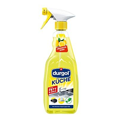 Durgol Küchenreiniger – Entfernt Fett & Kalk auf Glaskeramik-Kochfeldern, Arbeitsflächen, Dampfabzügen, Spülbecken u.v.m. – Biologisch abbaubar – Deutsche Version – 1 x 500ml Durgol Küchenreiniger – Entfernt Fett & Kalk auf Glaskeramik-Kochfeldern, Arbeitsflächen, Dampfabzügen, Spülbecken u.v.m. – Biologisch abbaubar – Deutsche Version – 1 x 500ml