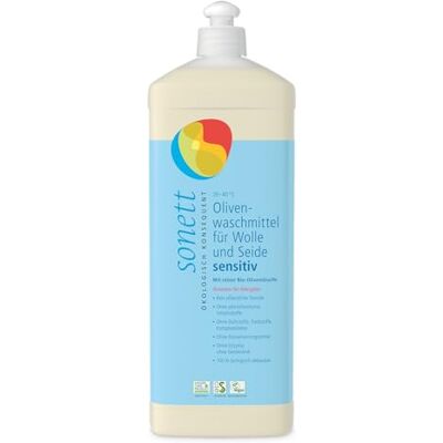 Sonett Olivenwaschmittel sensitiv für Wolle und Seide, 1 Liter Sonett Olivenwaschmittel sensitiv für Wolle und Seide, 1 Liter