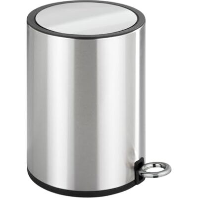 WENKO Kosmetikeimer Mod. Monza 3 Liter, Edelstahl Treteimer mit Easy-Close Absenkautomatik, integrierter Müllbeutelhalter, glänzend WENKO Kosmetikeimer Mod. Monza 3 Liter, Edelstahl Treteimer mit Easy-Close Absenkautomatik, integrierter Müllbeutelhalter, glänzend