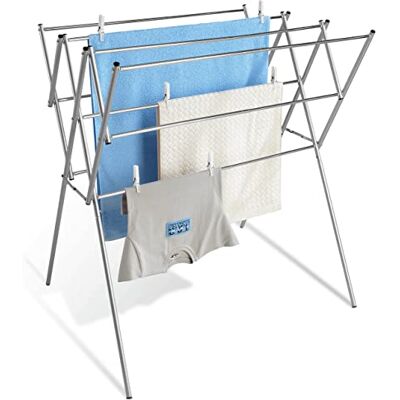 Maximex WENKO Teleskop-Wäschetrockner Edelstahl, rostfrei, von 54 bis 92cm ausziehbar, die Gesamttrockenlänge beträgt 7,78 m, standfeste Ausführung, aus rostfreiem Edelstahl Maximex WENKO Teleskop-Wäschetrockner Edelstahl, rostfrei, von 54 bis 92cm ausziehbar, die Gesamttrockenlänge beträgt 7,78 m, standfeste Ausführung, aus rostfreiem Edelstahl