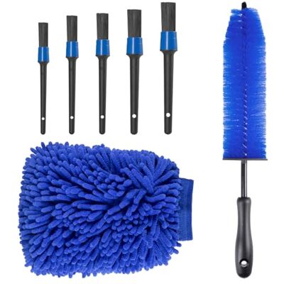 Carehabi Auto Reinigungsset 7PCS Felgenbürste Auto Mikrofaser Detailing Pinsel Reinigungspinsel Auto für Felgenreinigung Carehabi Auto Reinigungsset 7PCS Felgenbürste Auto Mikrofaser Detailing Pinsel Reinigungspinsel Auto für Felgenreinigung