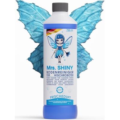 Mrs. SHINY Wischroboter Reinigungsmittel mit Frischeduft streifenfreie Sauberkeit & schnelles Trocknen Bodenreiniger Wischroboter Kompatibel mit allen Saugwischern 750ml Mrs. SHINY Wischroboter Reinigungsmittel mit Frischeduft streifenfreie Sauberkeit & schnelles Trocknen Bodenreiniger Wischroboter Kompatibel mit allen Saugwischern 750ml