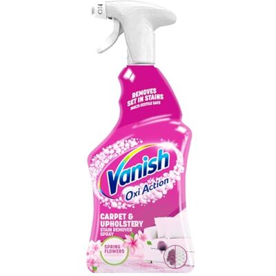 Vanish Oxi Action Powerspray Fleckenentferner für Teppich und Polstermöbel, 500 ml Vanish Oxi Action Powerspray Fleckenentferner für Teppich und Polstermöbel, 500 ml