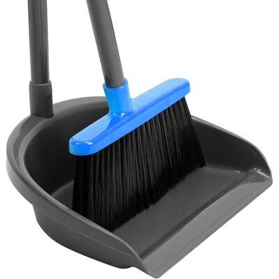TreeLen Rüsten Sie Ihr Besen- und Kehrschaufel-Set auf Perfekte Kehrschaufel- und Besen-Kombination für Zuhause, Büro und mehr, Blue TreeLen Rüsten Sie Ihr Besen- und Kehrschaufel-Set auf Perfekte Kehrschaufel- und Besen-Kombination für Zuhause, Büro und mehr, Blue