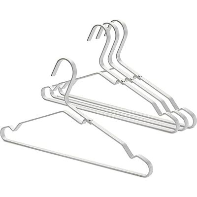 Brabantia Aluminium Clothes Hanger, Set of 4, Silver Brabantia Aluminium Clothes Hanger, Set of 4, Silver