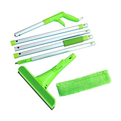 Maximex Extra-Langer Sprüh-Fensterwischer Mod. Maxi bis 220 cm ermöglicht Arbeitshöhe bis 420 cm mit 85 ml Wassertank und Gummilippe 27 cm Wischbreite Maximex Extra-Langer Sprüh-Fensterwischer Mod. Maxi bis 220 cm ermöglicht Arbeitshöhe bis 420 cm mit 85 ml Wassertank und Gummilippe 27 cm Wischbreite