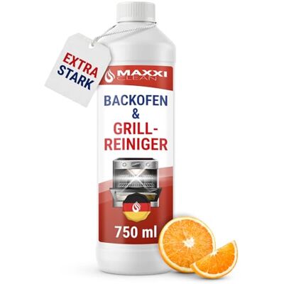Maxxi Clean 1 x 750 ml Backofen und Grillreiniger Gel Paste I extrastarker selbstarbeitender Fettlöser I entfernt hartnäckige Verkrustungen ohne Schrubben I Backofen Herdplatte Grill I Made in Germany Maxxi Clean 1 x 750 ml Backofen und Grillreiniger Gel Paste I extrastarker selbstarbeitender Fettlöser I entfernt hartnäckige Verkrustungen ohne Schrubben I Backofen Herdplatte Grill I Made in Germany