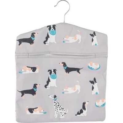 Beldray Wäscheklammerbeutel für Wäscheständer, Klammerbeutel mit Haken für 100 Wäscheklammern, Klammerkorb für Badewanne & Wäscheständer Klein, Hundedesign, 33 x 30 cm Beldray Wäscheklammerbeutel für Wäscheständer, Klammerbeutel mit Haken für 100 Wäscheklammern, Klammerkorb für Badewanne & Wäscheständer Klein, Hundedesign, 33 x 30 cm