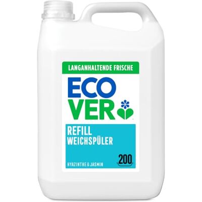 ECOVER Weichspüler Konzentrat, Rose & Bergamotte, 5L ECOVER Weichspüler Konzentrat, Rose & Bergamotte, 5L