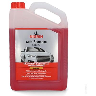 NIGRIN Auto-Shampoo Konzentrat, auch für hartnäckige Verschmutzungen, 3 Liter NIGRIN Auto-Shampoo Konzentrat, auch für hartnäckige Verschmutzungen, 3 Liter