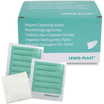 Lewis-Plast Premium mit alkoholfreier Kochsalzlösung : Antiseptische und antibakterielle Reinigungstücher : 100 % antiseptisch und antibakteriell. Lewis-Plast Premium mit alkoholfreier Kochsalzlösung : Antiseptische und antibakterielle Reinigungstücher : 100 % antiseptisch und antibakteriell.