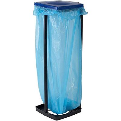 axentia Müllsackständer mit Deckel, Ständer für Müllsäcke bis 120 Liter und gelbe Säcke, Müllbeutelhalter höhenverstellbar, Kunststoff, Rot/Blau, 1 Pack axentia Müllsackständer mit Deckel, Ständer für Müllsäcke bis 120 Liter und gelbe Säcke, Müllbeutelhalter höhenverstellbar, Kunststoff, Rot/Blau, 1 Pack