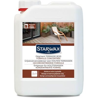 STARWAX Konzentrierter Holzterrassen-Entgrauer 2 l STARWAX Konzentrierter Holzterrassen-Entgrauer 2 l