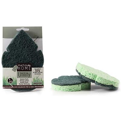 Martini Spa Utility Scheuerschwämme, 2 Zellulose mit starker Faser, Mehrfarbig, 1 Stück Martini Spa Utility Scheuerschwämme, 2 Zellulose mit starker Faser, Mehrfarbig, 1 Stück