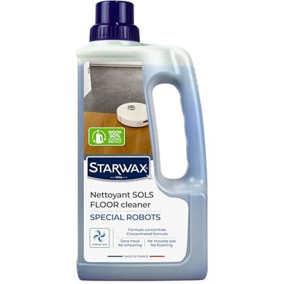 STARWAX Universal-Bodenreiniger speziell für Roboter Verwendung für alle Wischroboter Streifenfreie Reinigung Kein Nachspülen Schnelltrocknend Duft Meeresbrise 1 l STARWAX Universal-Bodenreiniger speziell für Roboter Verwendung für alle Wischroboter Streifenfreie Reinigung Kein Nachspülen Schnelltrocknend Duft Meeresbrise 1 l