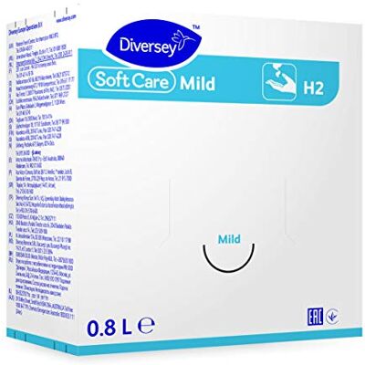 Diversey 6960400 Soft Care Mild H2, cremige Handseife, 0,8 L Diversey 6960400 Soft Care Mild H2, cremige Handseife, 0,8 L
