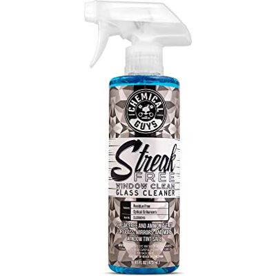 Chemical Guys CLD30016 Streak Free Glas- & Fensterreiniger – Ammoniakfrei, streifenfrei, sicher für getönte Scheiben – Für Auto, Haushalt & Büro – 473 ml Chemical Guys CLD30016 Streak Free Glas- & Fensterreiniger – Ammoniakfrei, streifenfrei, sicher für getönte Scheiben – Für Auto, Haushalt & Büro – 473 ml