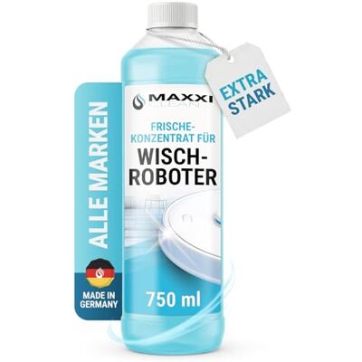 Maxxi Clean 1 x 750 ml Reinigungsmittel für Saugroboter mit Wischfunktion I Konzentrat mit Frische Duft I Universalreiniger für Fliesen, Laminat, Parkett I kompatibel mit gängigen Herstellern Maxxi Clean 1 x 750 ml Reinigungsmittel für Saugroboter mit Wischfunktion I Konzentrat mit Frische Duft I Universalreiniger für Fliesen, Laminat, Parkett I kompatibel mit gängigen Herstellern