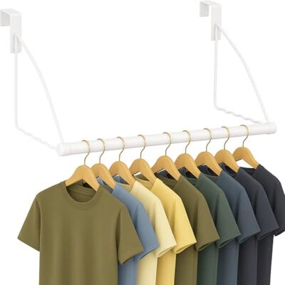HOLDN’ STORAGE Türhaken Türgarderobe Kleiderbügel für Kleidung Badezimmer Türhaken zum Aufhängen von Kleidung & Handtüchern über der Tür Wäscheständer Weiß HOLDN’ STORAGE Türhaken Türgarderobe Kleiderbügel für Kleidung Badezimmer Türhaken zum Aufhängen von Kleidung & Handtüchern über der Tür Wäscheständer Weiß