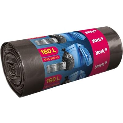York Müllsäcke 160 L Müllbeutel 10 Stück Mülltüten Abfallsäcke Schwerlast Extra Stark Stabil Besonders Reißfest ideal für Garten Umzüge Entrümpelungen & Haushalt Premium Qualität Schwarz York Müllsäcke 160 L Müllbeutel 10 Stück Mülltüten Abfallsäcke Schwerlast Extra Stark Stabil Besonders Reißfest ideal für Garten Umzüge Entrümpelungen & Haushalt Premium Qualität Schwarz