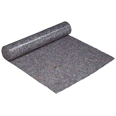 Relaxdays Malervlies, Abdeckvlies Rolle, 1 m x 25 m = 25m², rutschfest, wasserabweisend, 220g/m², Streichen, Umzug, grau Relaxdays Malervlies, Abdeckvlies Rolle, 1 m x 25 m = 25m², rutschfest, wasserabweisend, 220g/m², Streichen, Umzug, grau