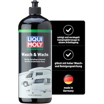 Liqui Moly Camping Wasch & Wachs 1 L Reinigung/Pflege/Wartung Art.-Nr.: 21809 Liqui Moly Camping Wasch & Wachs 1 L Reinigung/Pflege/Wartung Art.-Nr.: 21809