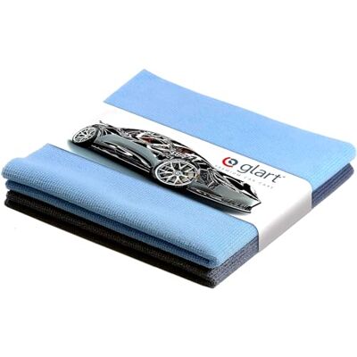 Glart 2er Set Microfasertücher Scheibentücher für Auto 40x40 cm Microfasertuch Fenstertücher Scheibentuch Glart 2er Set Microfasertücher Scheibentücher für Auto 40x40 cm Microfasertuch Fenstertücher Scheibentuch