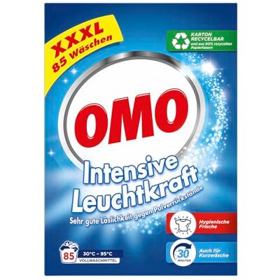 OMO Waschpulver XXXL Vollwaschmittel für intensive Leuchtkraft und hygienische Frische 85 WL OMO Waschpulver XXXL Vollwaschmittel für intensive Leuchtkraft und hygienische Frische 85 WL