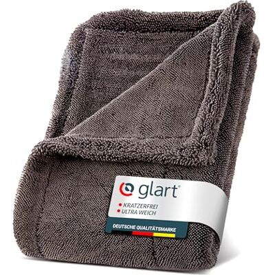 Glart 44TW6 Auto Trockentuch XXL grau – 60x40 cm Mikrofasertuch Auto, extrem saugstarkes Tuch zum kratzfreien Trocknen von Lack, Glas, Felgen, außen & innen – für Autopflege, Motorrad, Boot, Haushalt Glart 44TW6 Auto Trockentuch XXL grau – 60x40 cm Mikrofasertuch Auto, extrem saugstarkes Tuch zum kratzfreien Trocknen von Lack, Glas, Felgen, außen & innen – für Autopflege, Motorrad, Boot, Haushalt