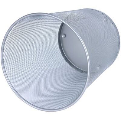WEDO 65254 Papierkorb Office (18 l, Drahtmetall) silber WEDO 65254 Papierkorb Office (18 l, Drahtmetall) silber