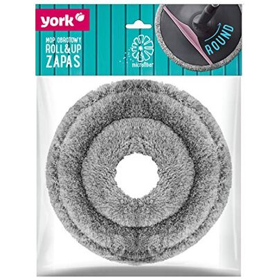 York Ersatzkopf für Flachwischmopp ROLL&UP Circular Aus recycelter Mikrofaser mit Schrubbstreifen, Extrem Saugfähig & Langlebig, Bodenwischer Ersatzbezug für alle Bodenarten, Parkett & Fliesen 1 er York Ersatzkopf für Flachwischmopp ROLL&UP Circular Aus recycelter Mikrofaser mit Schrubbstreifen, Extrem Saugfähig & Langlebig, Bodenwischer Ersatzbezug für alle Bodenarten, Parkett & Fliesen 1 er