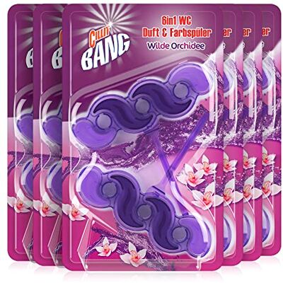 Cillit Bang WC Steine Toilette – WC-Reiniger und Duftspüler gegen Schmutz und Kalk – Wilde Orchidee – 6 x 2er Pack Cillit Bang WC Steine Toilette – WC-Reiniger und Duftspüler gegen Schmutz und Kalk – Wilde Orchidee – 6 x 2er Pack