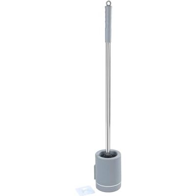 WENKO WC-Hygiene Bürste mit extra langem Stiel für rückenschonende Reinigung, Silikonbürste mit Anti-Haft-Wirkung, Edelstahl-Stiel, Gesamtlänge 70 cm WENKO WC-Hygiene Bürste mit extra langem Stiel für rückenschonende Reinigung, Silikonbürste mit Anti-Haft-Wirkung, Edelstahl-Stiel, Gesamtlänge 70 cm