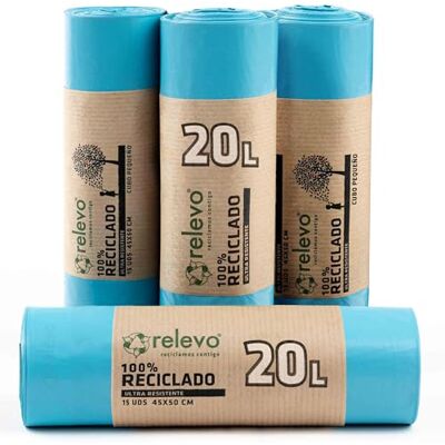 RELEVO - Müllbeutel - Blau - 20L - Müllbeutel RELEVO - Müllbeutel - Blau - 20L - Müllbeutel
