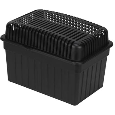 WENKO Feuchtigkeitskiller, Luftentfeuchter mit 1 kg Granulat-Block, ideal für Bad, Garage, Keller, nachfüllbar, 24 x 16 x 15,5 cm, Schwarz WENKO Feuchtigkeitskiller, Luftentfeuchter mit 1 kg Granulat-Block, ideal für Bad, Garage, Keller, nachfüllbar, 24 x 16 x 15,5 cm, Schwarz