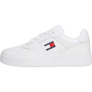 Tommy Jeans Herren Basketball Sneaker Sportlich, Weiß (White), 43 Tommy Jeans Herren Basketball Sneaker Sportlich, Weiß (White), 43
