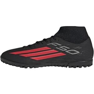 Adidas Unisex F50 Club Mid Cut Turf Football Shoes, core Black/Lucid red/core Black, 40 EU Adidas Unisex F50 Club Mid Cut Turf Football Shoes, core Black/Lucid red/core Black, 40 EU