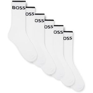 Boss MEN 6P QS Stripe CC White100, 39-42 Boss MEN 6P QS Stripe CC White100, 39-42