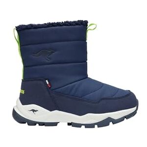 KangaROOS Unisex Kinder K-fr Floki Rtx Schneestiefel, Dk Navy Lime, 34 EU KangaROOS Unisex Kinder K-fr Floki Rtx Schneestiefel, Dk Navy Lime, 34 EU