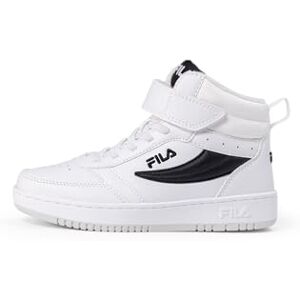 FILA REGA NF mid Velcro Kids White Black 32 FILA REGA NF mid Velcro Kids White Black 32
