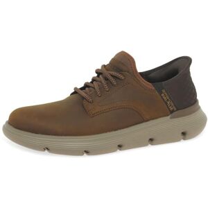 Skechers Herren Garza Gervin Slip-On, Dark Brown Leather, 41 EU Skechers Herren Garza Gervin Slip-On, Dark Brown Leather, 41 EU