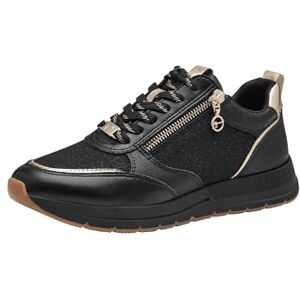 Tamaris Damen Sneaker Low, schwarz, 38 EU Tamaris Damen Sneaker Low, schwarz, 38 EU