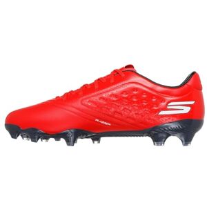 Skechers Razor 1.5 Academy FG Herren-Laufstiefel, Fußballschuh, roter Synthetik/schwarzer Rand, Größe 40 Skechers Razor 1.5 Academy FG Herren-Laufstiefel, Fußballschuh, roter Synthetik/schwarzer Rand, Größe 40