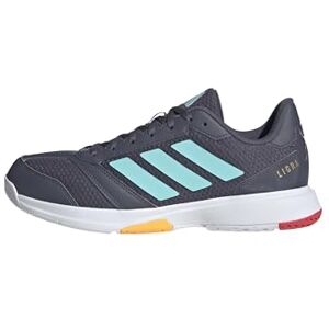 Adidas Herren Ligra 8 Mens Indoor Shoes, Aurora Onix/Flash Aqua/semi Lucid red, 48 2/3 EU Adidas Herren Ligra 8 Mens Indoor Shoes, Aurora Onix/Flash Aqua/semi Lucid red, 48 2/3 EU