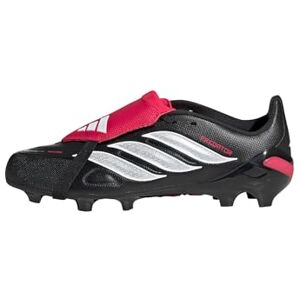 Adidas Unisex Kinder Predator League Fold-Over Tongue Firm Ground Football Boots Kids Shoes, Core Black/FTWR White/Lucid Red, 33 EU Adidas Unisex Kinder Predator League Fold-Over Tongue Firm Ground Football Boots Kids Shoes, Core Black/FTWR White/Lucid Red, 33 EU