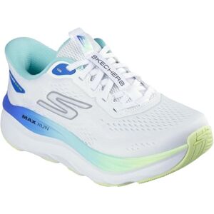 Skechers Max Run-Sneaker für Damen, Weißes Textil-Multi-Besatz, 37 EU Skechers Max Run-Sneaker für Damen, Weißes Textil-Multi-Besatz, 37 EU