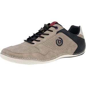 Bugatti Herren Casual Sneaker mit Flexibler Sohle, Schnürschuh mit Memory Foam, Elastische Schnürsenkel, Taupe, 47 EU Bugatti Herren Casual Sneaker mit Flexibler Sohle, Schnürschuh mit Memory Foam, Elastische Schnürsenkel, Taupe, 47 EU