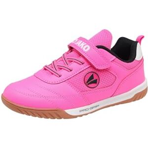 JAKO Unisex Kinder J-sh Winger Ev Hallenturnschuh, Neon Pink Jet Black, 39 EU JAKO Unisex Kinder J-sh Winger Ev Hallenturnschuh, Neon Pink Jet Black, 39 EU