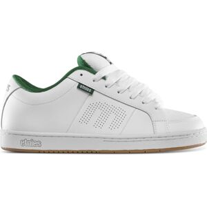 Etnies Kingpin – Klassischer Skate-Heritage-Fashion-Stil mit angesagtem, verstärkte Cupsole, Alltagssneaker Größe 45.5 Farbe White/Green Etnies Kingpin – Klassischer Skate-Heritage-Fashion-Stil mit angesagtem, verstärkte Cupsole, Alltagssneaker Größe 45.5 Farbe White/Green